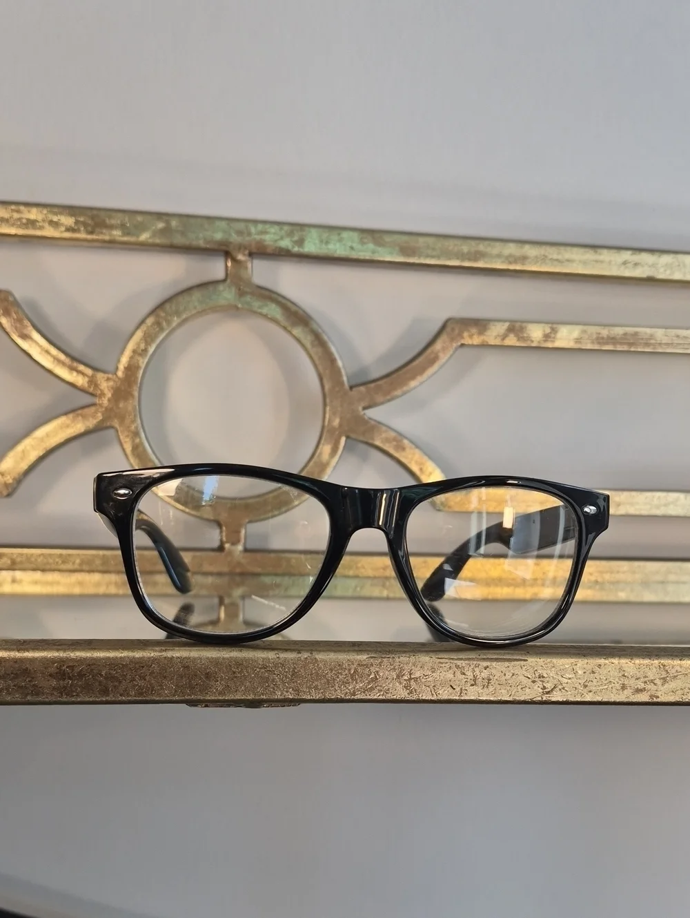 Classic Polarized Black Rectangular Glasses vintage-style unisex, Onesize, Blk.